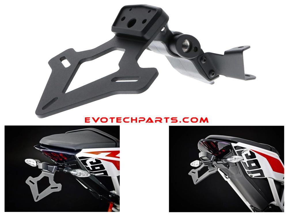 KTM 1290 Super Duke R license plate holder - 2019 by EVOTECH PERFORMANCE